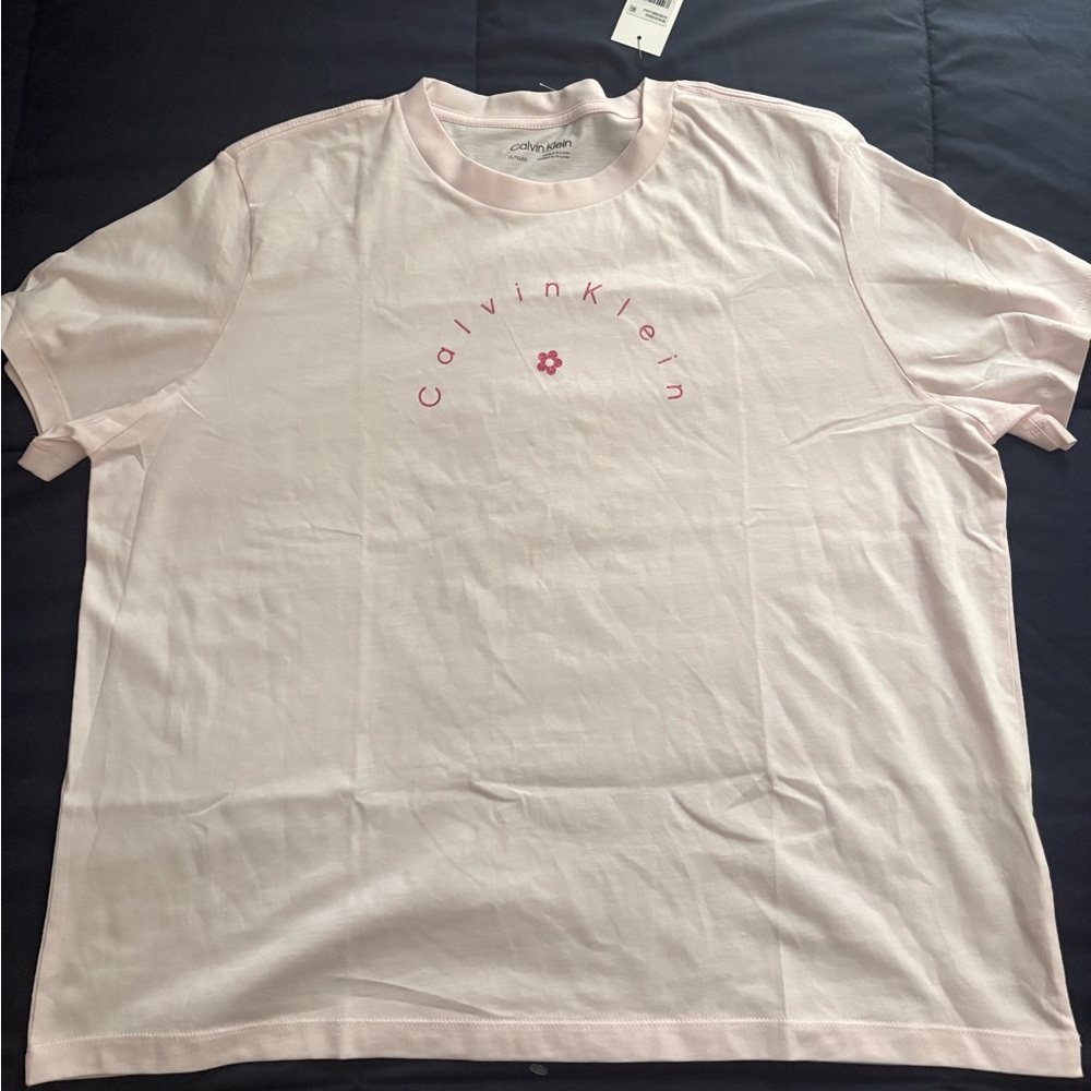 Calvin Klein Light Pink Short Sleeve Tee